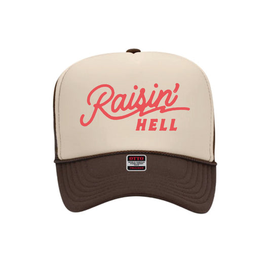 Raisin Hell Trucker Hat (adult)
