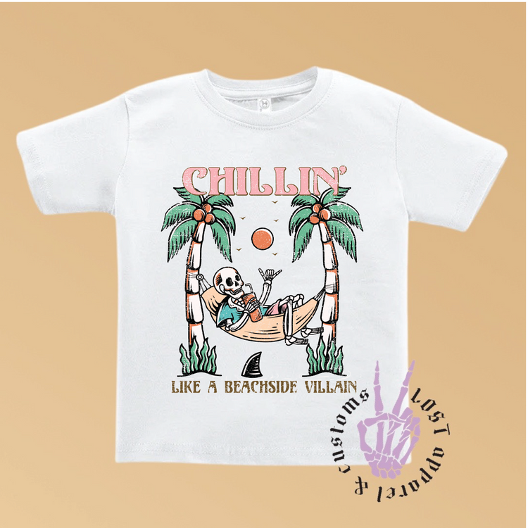 Chill'n like a beach side villain  (kids)