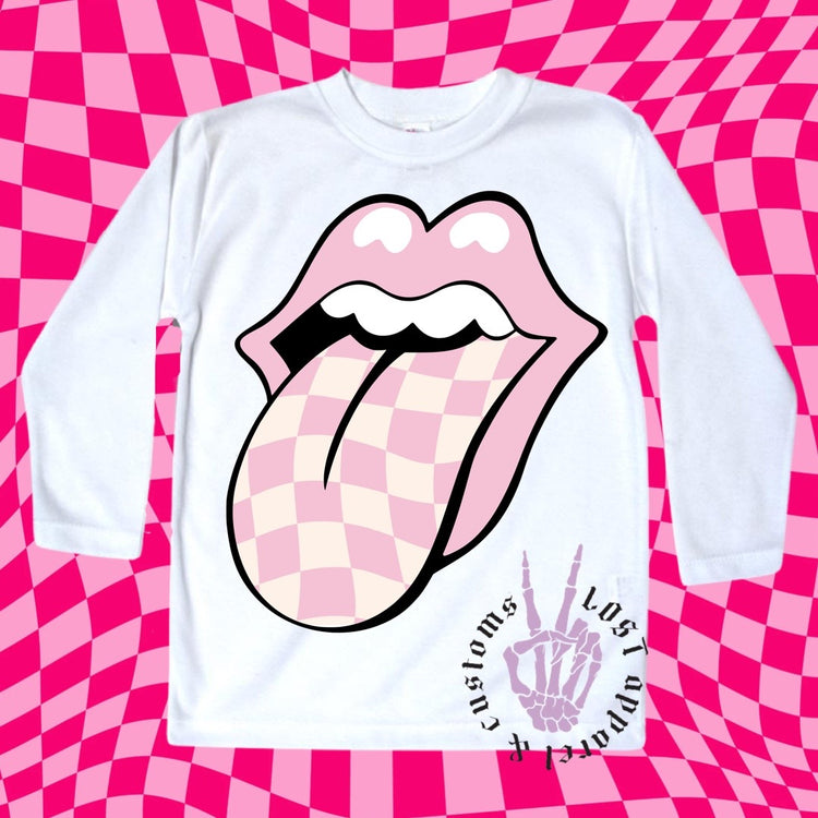 Pink Checkered Tongue